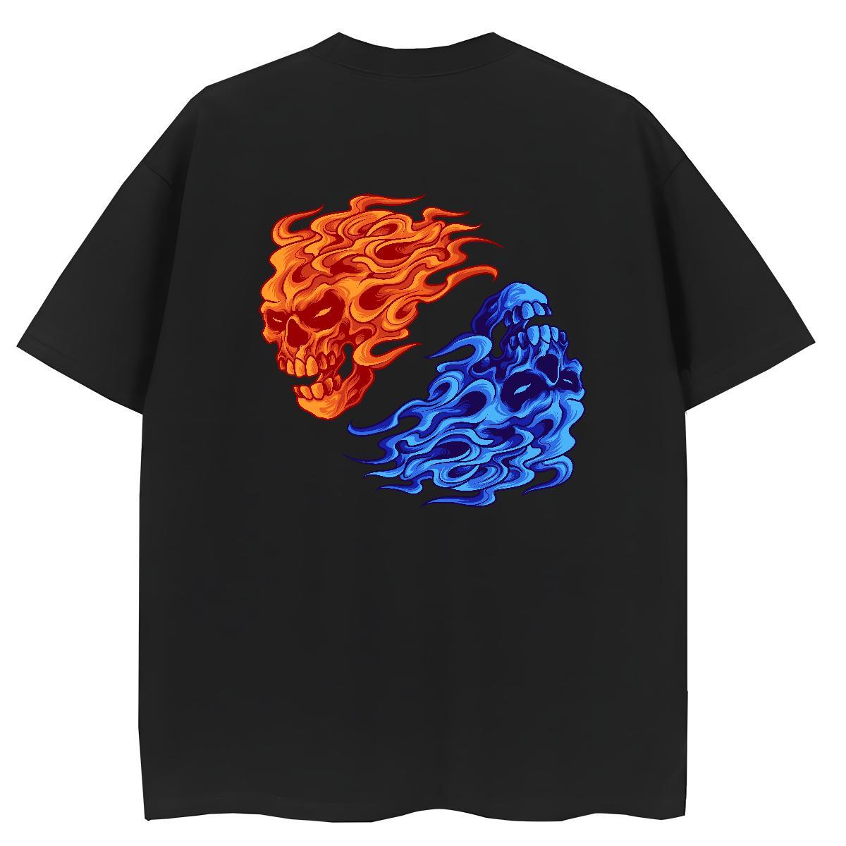 New Arrival T Shirts Women 230g Pure Cotton Breathable Short Sleeve Casual Daily Wear skull Lady T shirt Wholesale Cartoon Printing L-4XL Tee Shirt