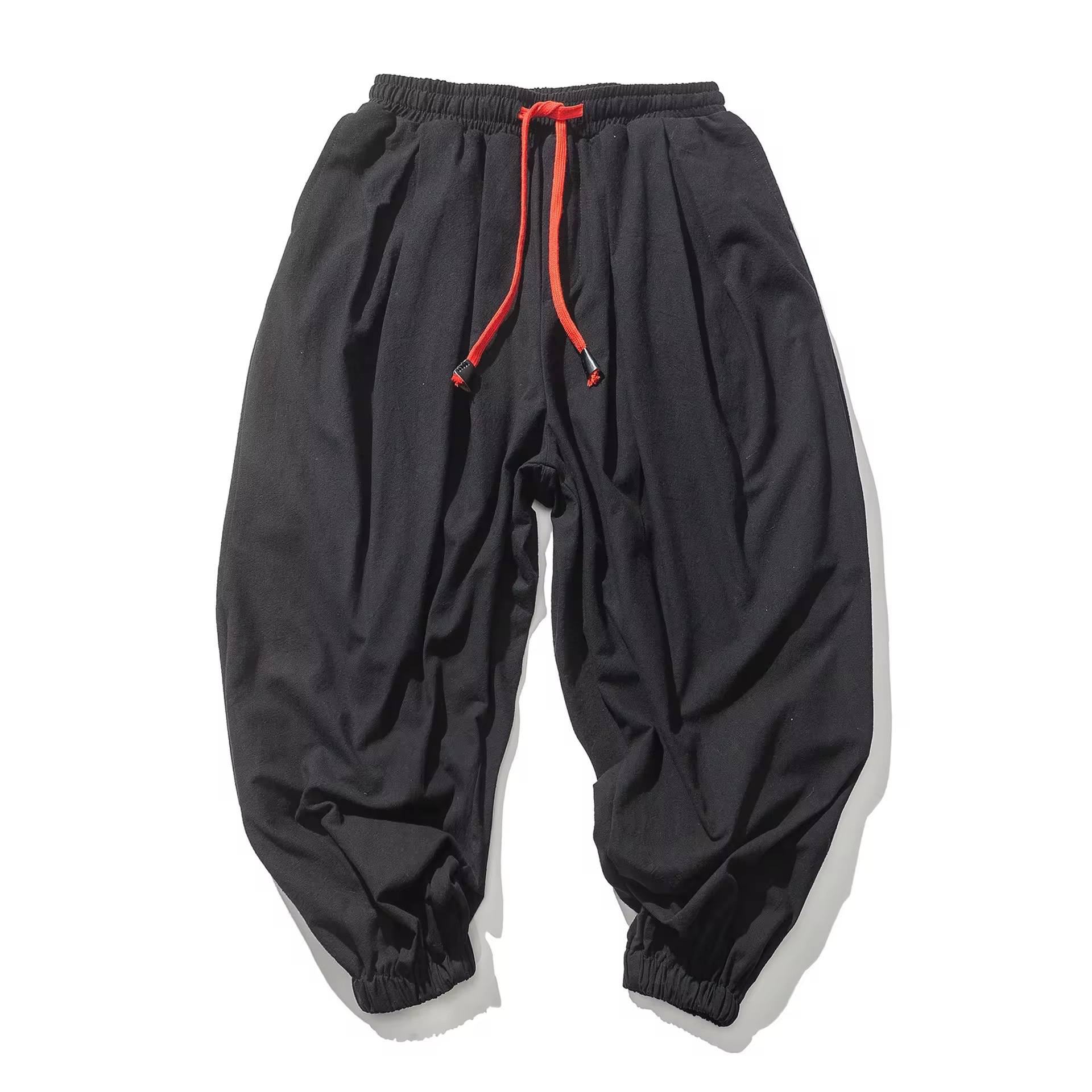Men's Pants lantern pants loose fitting ankle pants men's wide leg harem ankle pants