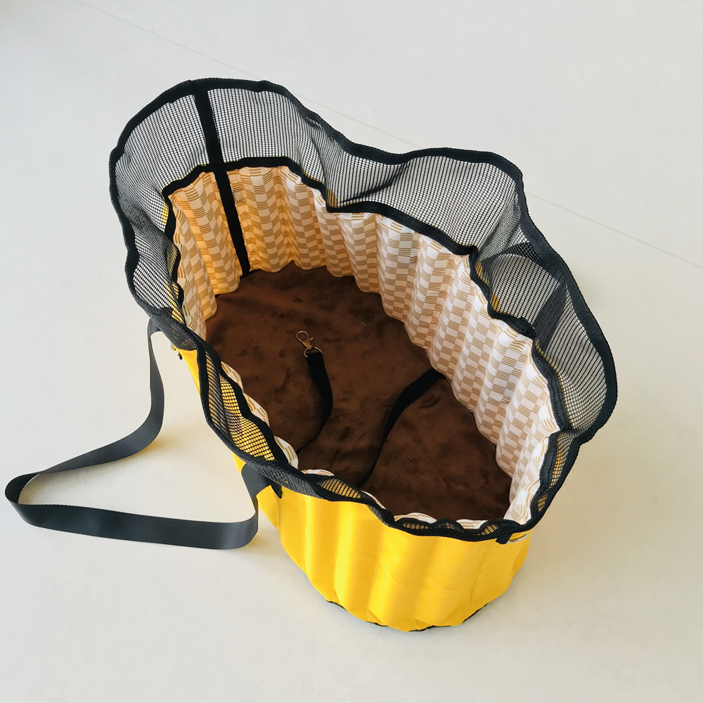 Portable Pet Carrier Tote Bag - Safe & Comfortable Cat & Small Dog Travel Carrier, Handbag Seat & Booster for Puppies