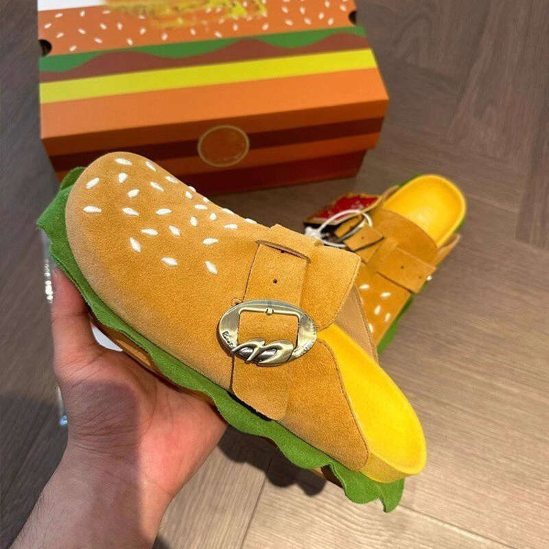 Autumn Women Slippers Funny Hamburger Shoes Platform Clogs Mules Outdoor Beach Sandals Female Casual Indoor Home Slides Loafers free shipping shoes
