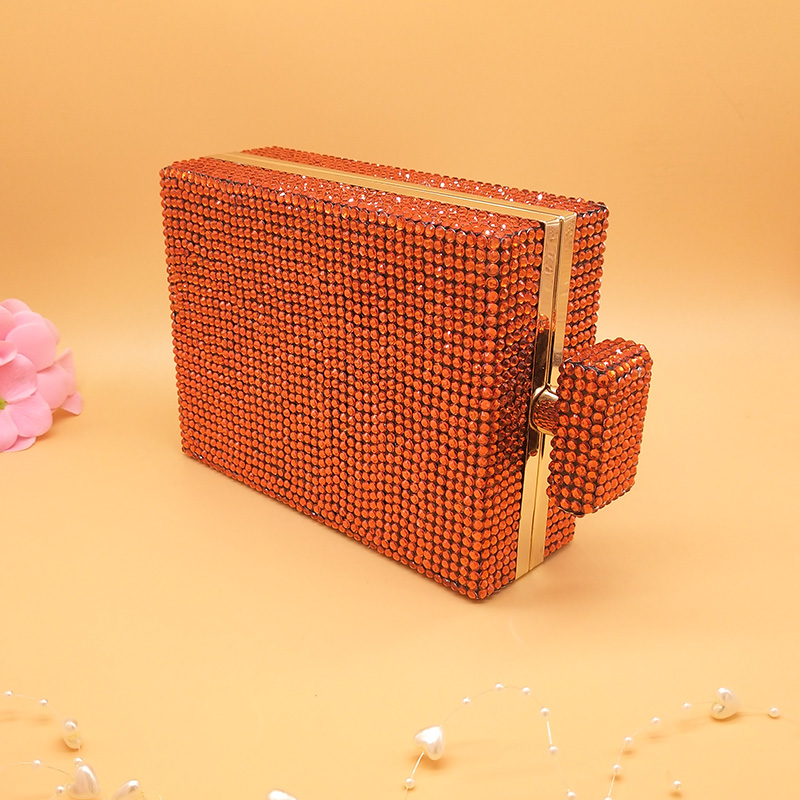Fashion Crystal handbags women evening bags Chain Shoulder bags Rhinestone party purse Day Clutches