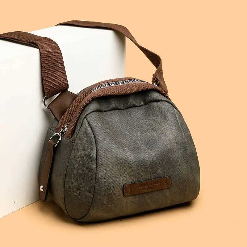 New small shoulder bag womens cross bag womens canvas full style womens Oxford cloth bag M241014