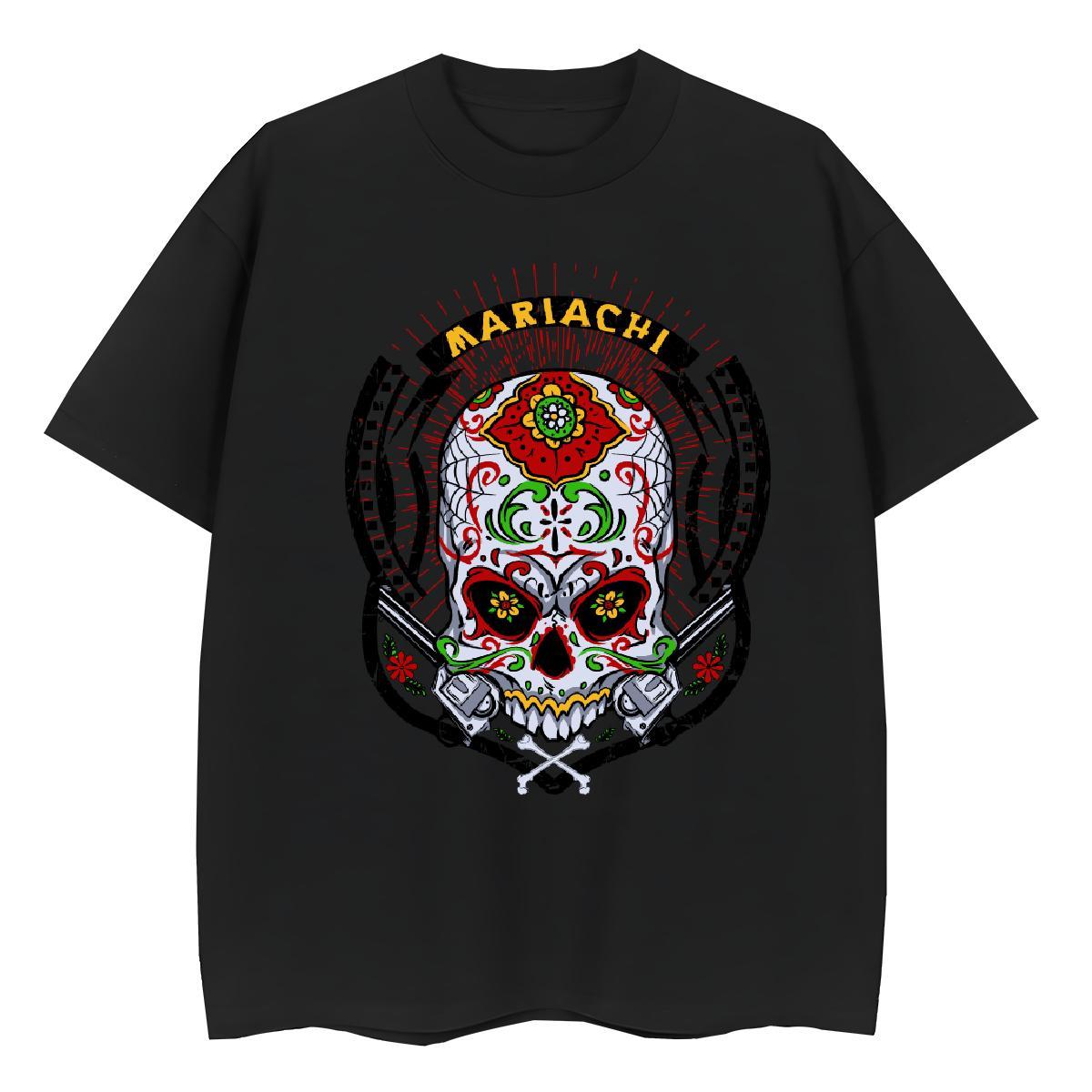 TOP Quality T Shirt For Woman 100% Cotton 230g Short Sleeve O-Neck Hip Hop Street skull Womens Tshirts Lady Custom Printing Clothes Shirt