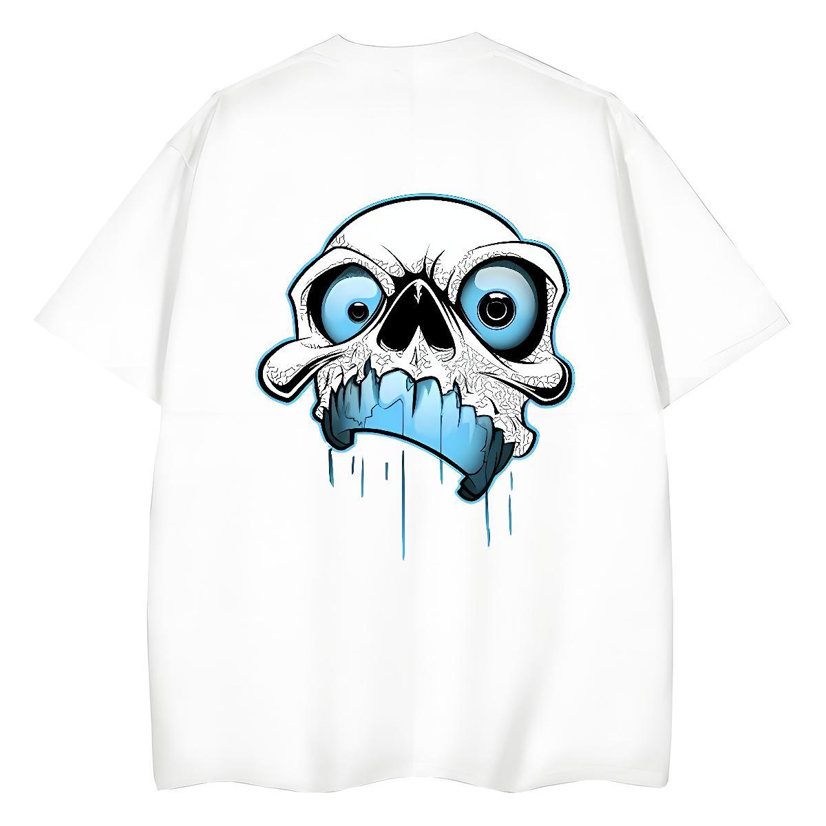 2024 Designer T Shirts Women 100% Cotton 230g O Neck Short Sleeves Outdoor monster Couples T Shirts Unisex Cartoon Printing L-4XL Polos