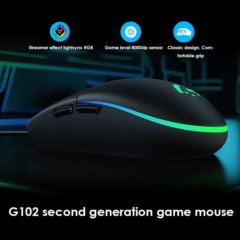 Applicable to G102 second generation internet mouse bar RGB game mouse business offline mouse Y241116