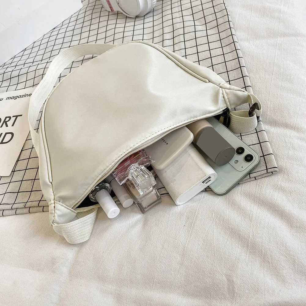 Leisure Half Month Bag Stray Cross Body Bag Female Designer Shoulder Bag Female Fanny Bag Handbag Travel Shopping Bag M241014