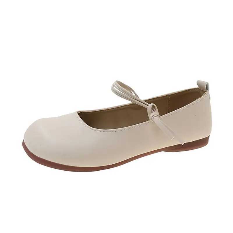 Designer Autumn Women Mary Jane Shoes 2024 New Fashion Round Toe Ladies Comfort Soft Sole Flats Womens Comfort Ballerinas ShoesLX241014