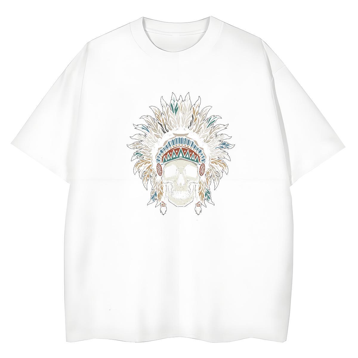 Custom T Shirt For Woman 230g 100% Cotton O Neck Short Sleeves Casual Sport skull Women Tees Designer Nice Graphic Top Tees