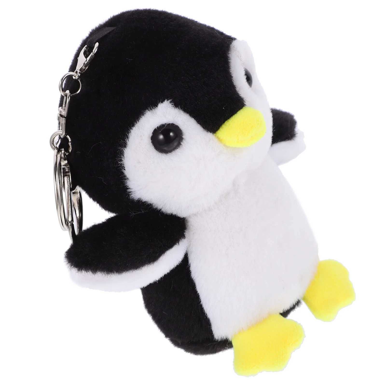 Mini Penguin Keychain Plush Penguin Cute Fillet Animal Small Fillet Penguin Pendant Keyring Wallet Y241014