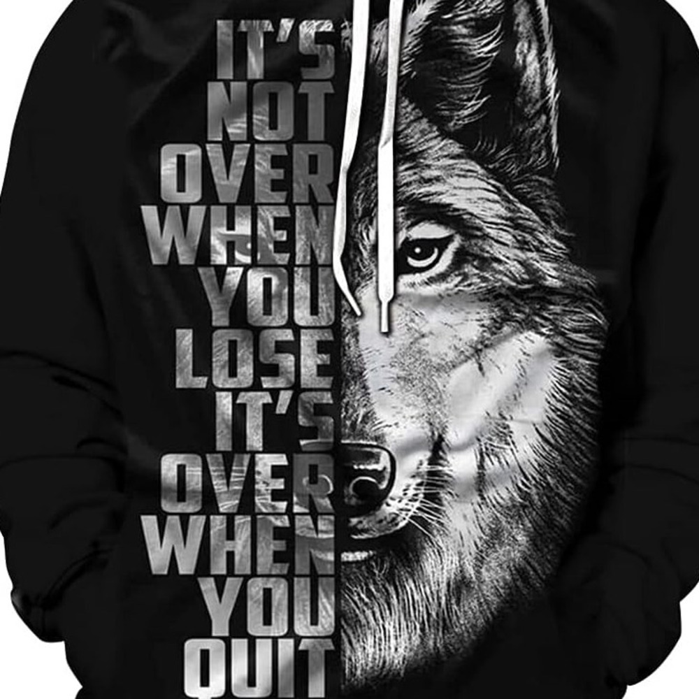 Hoodie for Mens Womens Cool Wolf 3D Print Hooded Sweatshirts Pullover Winter Fashion Top for Mens Unisex Graphic Hoodies sweatshirt Pullover Long Slee