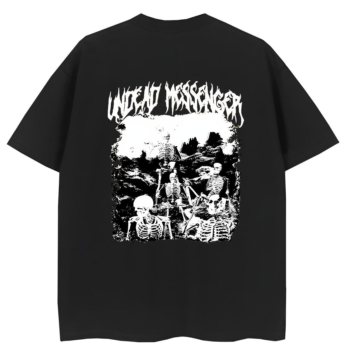 Custom Woman T Shirts 230g 100% Cotton Breathable Short Sleeve Street Casual skull Women Tees Designer DIY Anime Printed Tops Tees