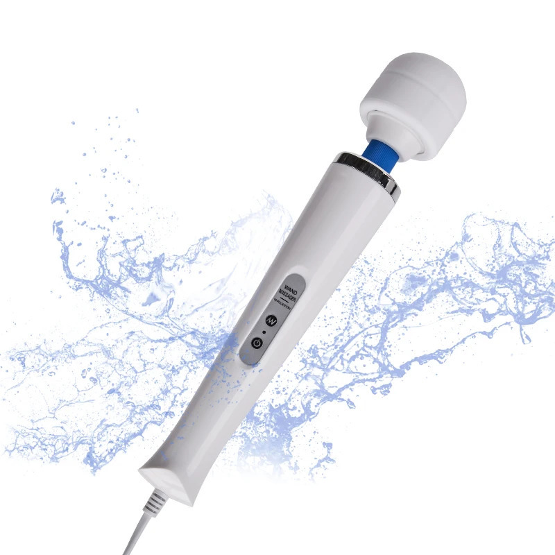 BLACKWOLF 10 Speeds Magic Wand Massager Big Magic Wand Massage Stick AV Vibrators Sexy Clit Sex Toys for Women European plug 241014
