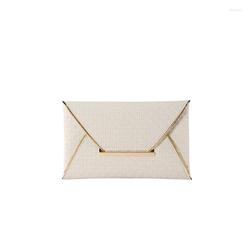 Clutch Bags European And American Fashion Pull Style Envelope Bag 2024 Solid Color Casual Simple Western Small Square