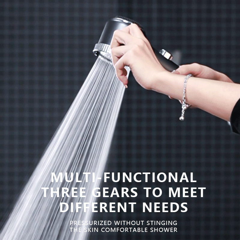 New Dai spray pressurized scrub showerhead handheld shower massage nozzle silicone rain set regulator stop water showerhead