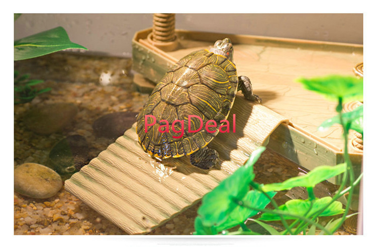 New High Quality Turtle Pier Pet Ramp Platform Frog Newts Basking Two Sizes L18.5CM L29CM