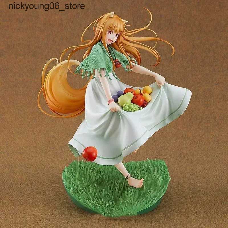 Action Toy Figures Anime Wolves and The Scent of Fruit Figures Spice and Wolf Holo Action Figures 25cm PVC Collection Model Toys Ornamen Gifts L240910