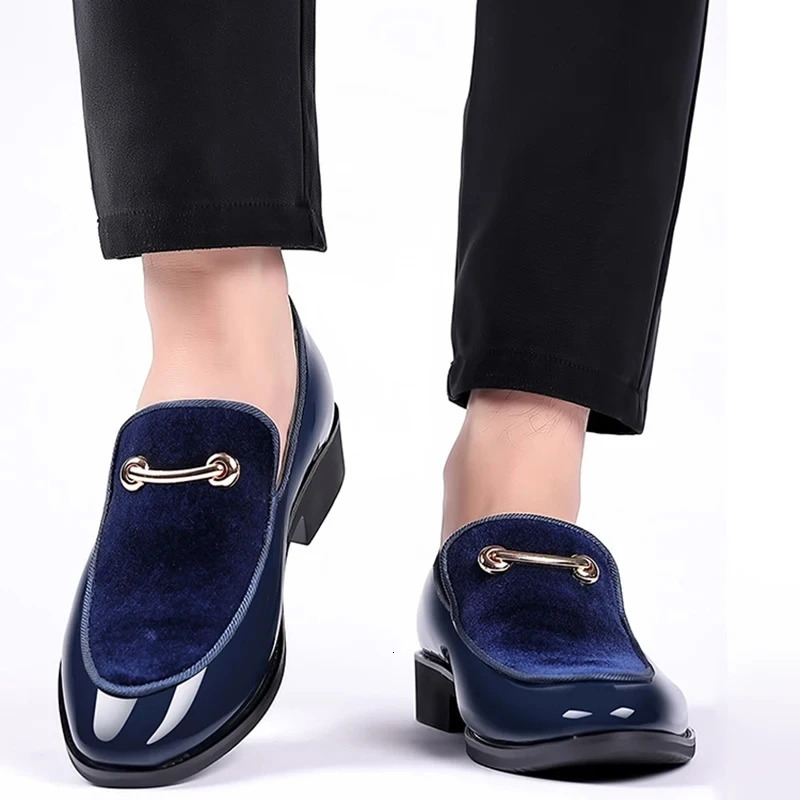 Men Shoes Leather Business Oxford Breathable Patent Formal Plus Size Man Office New Wedding Flats Male Black Dress Oxfords 241014