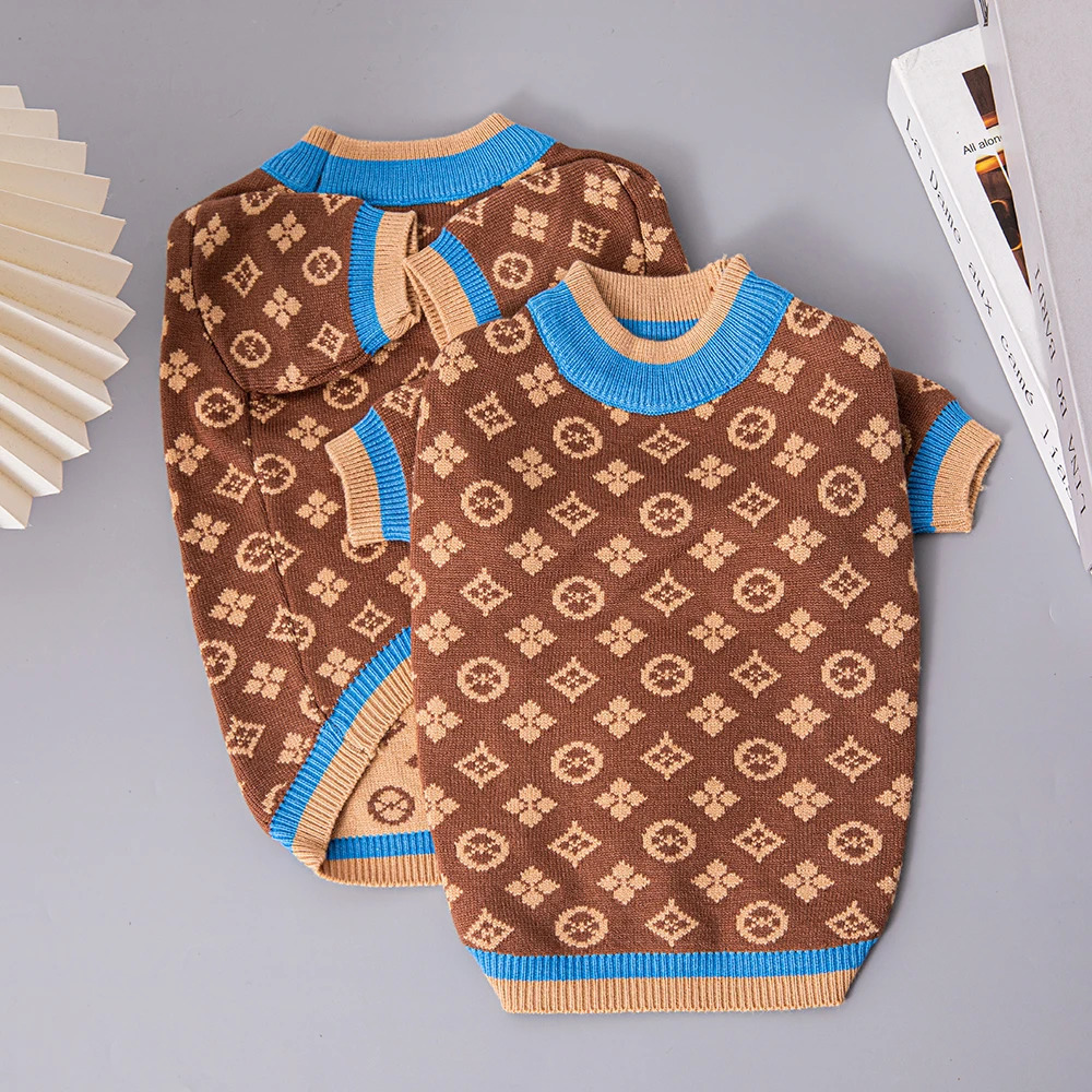 Autumn and Winter Fashion Warm Pet Sweater Dachshund Chihuahua Small Medium Dog Clothes 241010