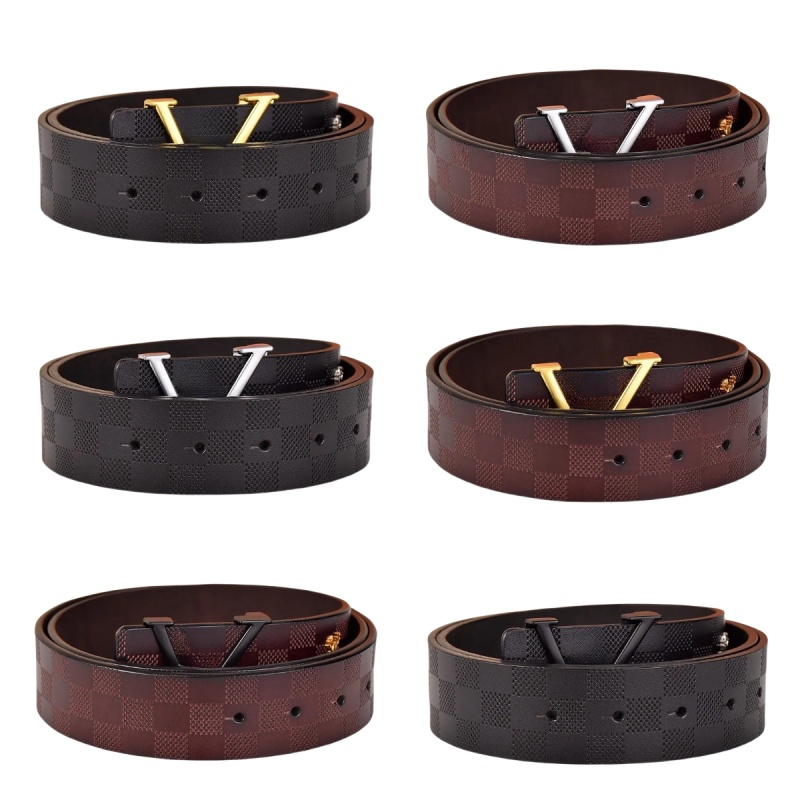 mens belt designer belt men belts for men designer designer belt women luxury belt womens belt Fashion Plaid Genuine Leather Letters belt length 100-125cmwomen belt