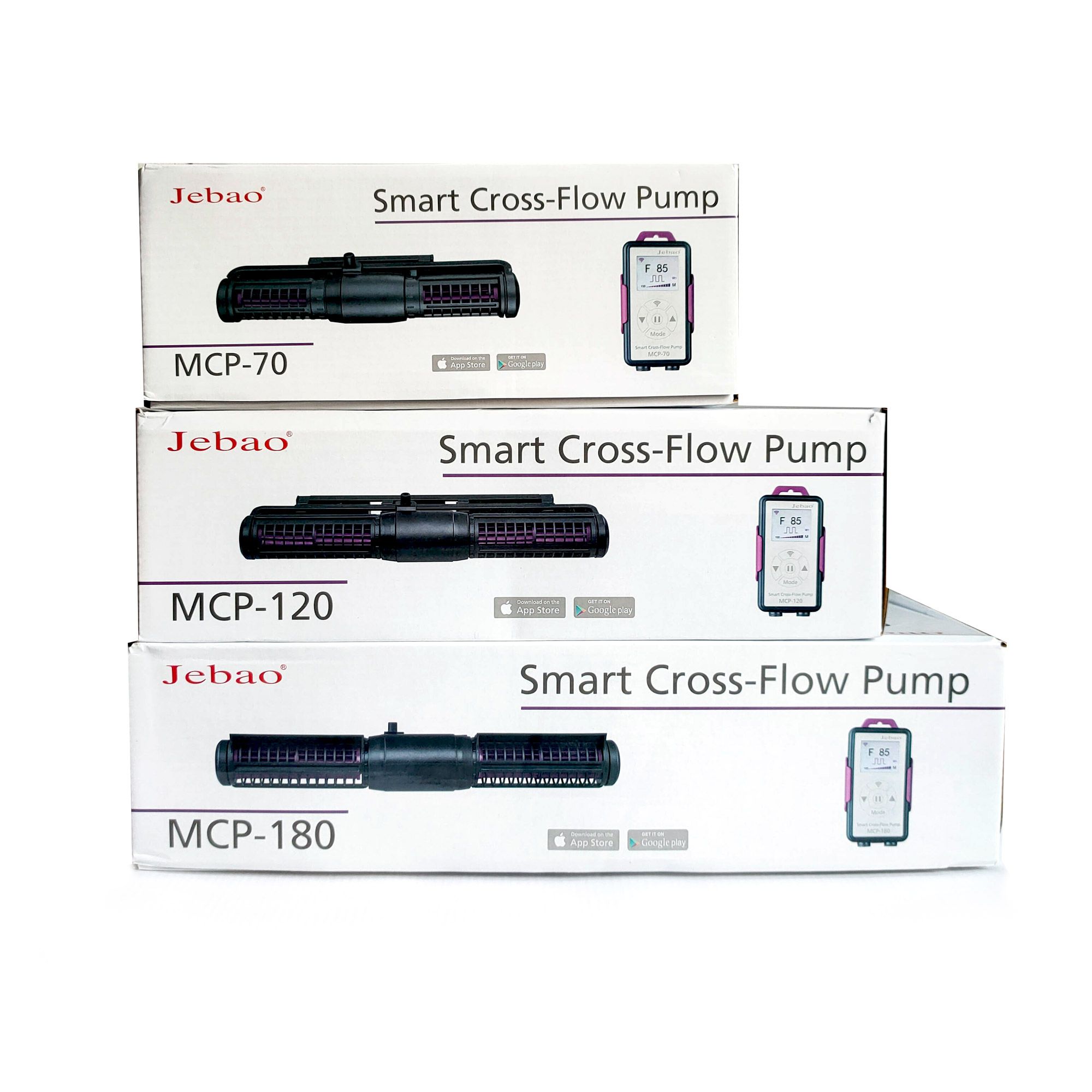 Jebao MCP Series Wifi Control LCD Display Cross Flow Marine Aquarium Wave Pump MCP 70 90 120 150 180
