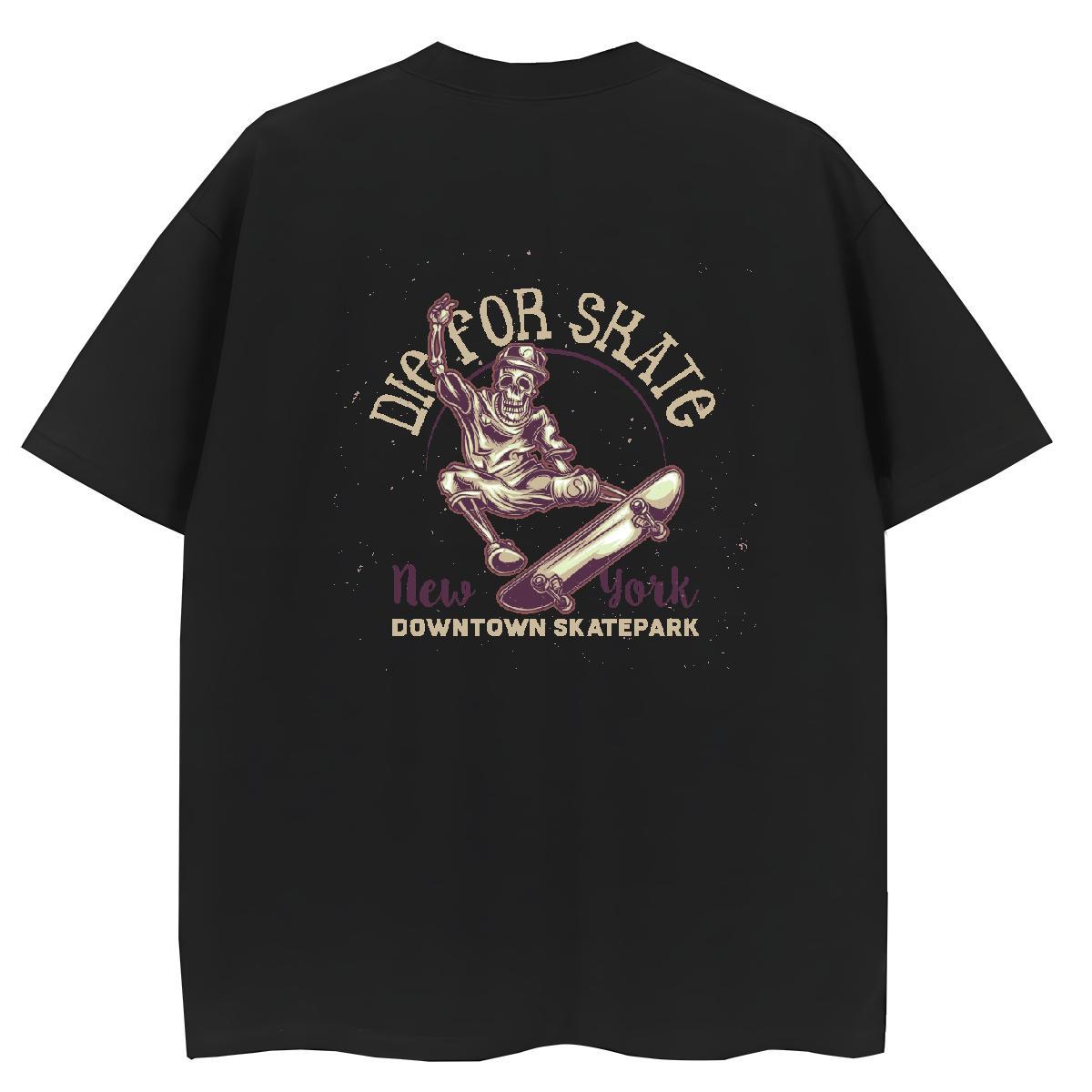 Designer T Shirt For Woman 230g 100% Cotton Breathable Summer Casual skull Women Tshirts Loose fit Cartoon Printing L-4XL Tee Shirt