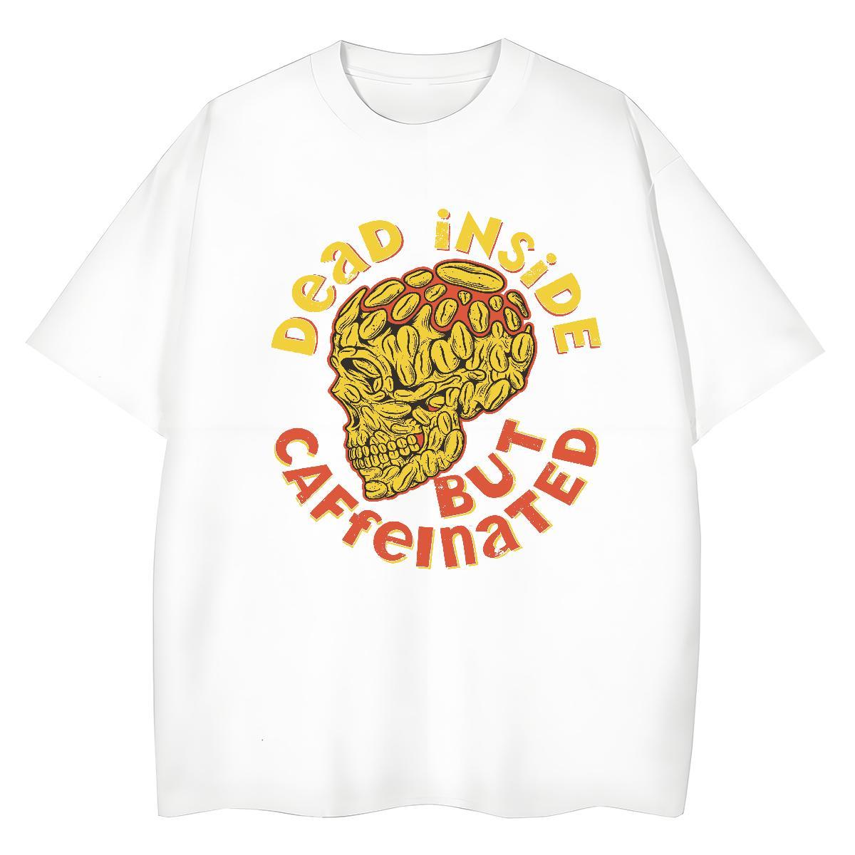 2024 Designer Women T Shirts 230g Pure Cotton Breathable Short Sleeve Casual Beach skull Womens Tshirts Loose Oversized Clothes Shirt