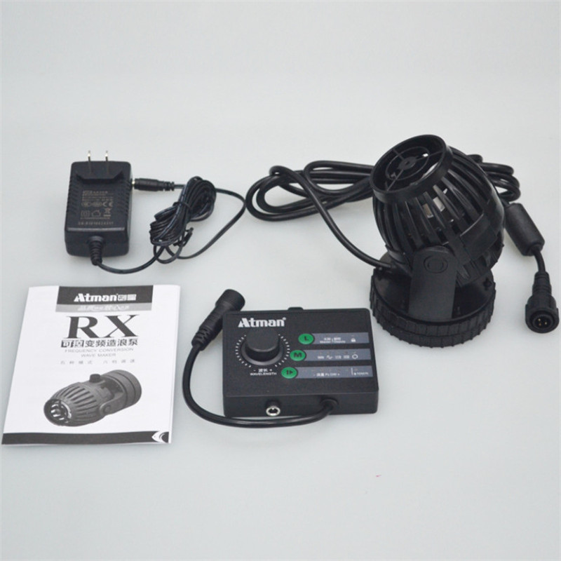 100~240V ATMAN Ultra Quiet Wave maker Aquarium Propeller Wireless Control Master/Slave Pump similar Jebao Jecod RW4 RW8 RW20 PP