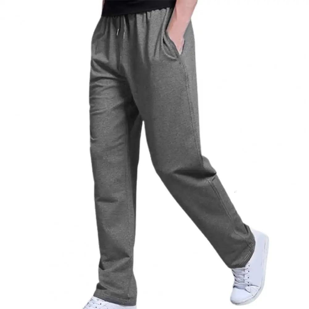 Fashion Sports Pants Man Spring Large Size 5XL Loose Casual Student Sweatpants Mens Straight Training Trousers Joggers 240930