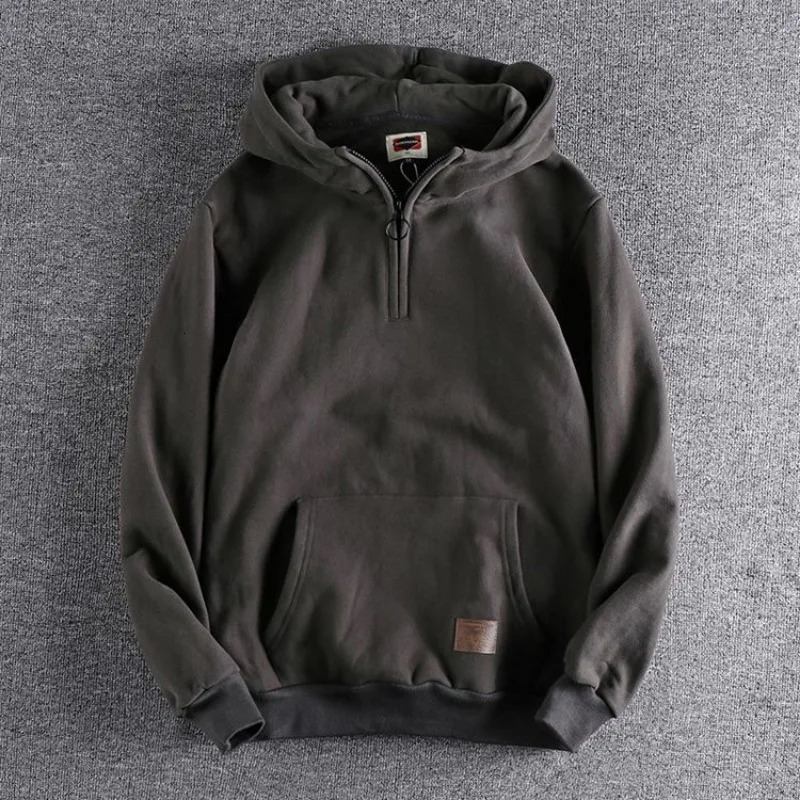 Male Clothes Green Sweatshirt for Men Splicing Hooded Hoodies Casual Cotton Novelty and Welcome Deal Winter 90s Vintage Overfit 241014 - view 4