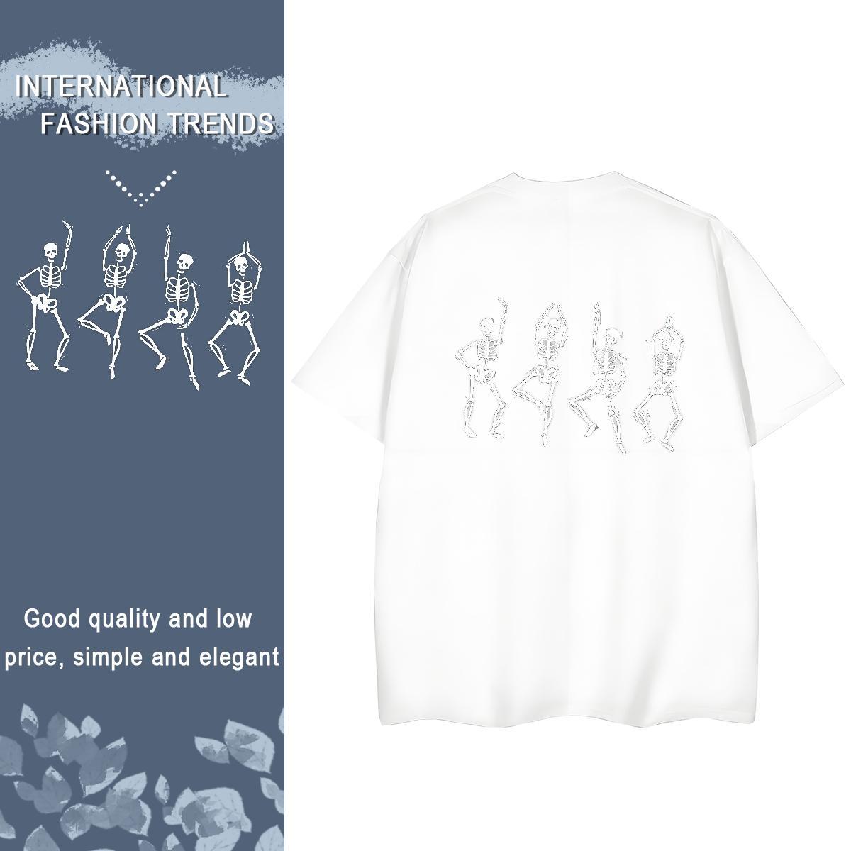 Factory Direct Woman T Shirts 230g Pure Cotton Breathable Short Sleeve Summer Casual dance Tshirt for Man Woman Designer Custom Print Oversized Tops S