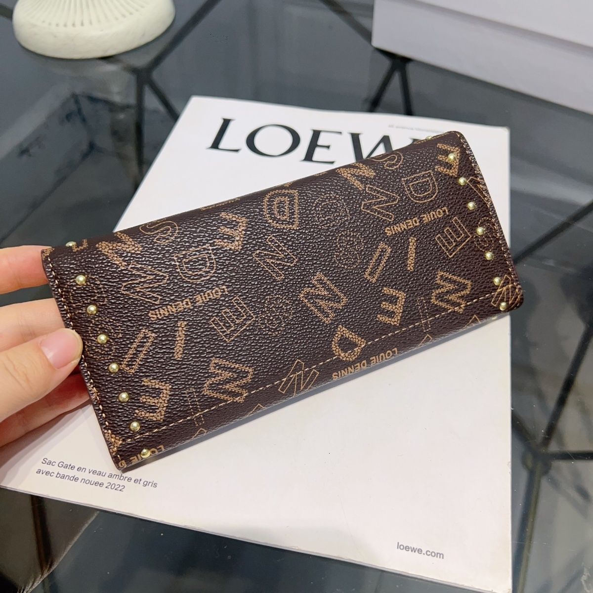 2025 New wallet Designer Wallet Women s Multi Slot Zero Wallet Large Capacity Printing Long Wallet