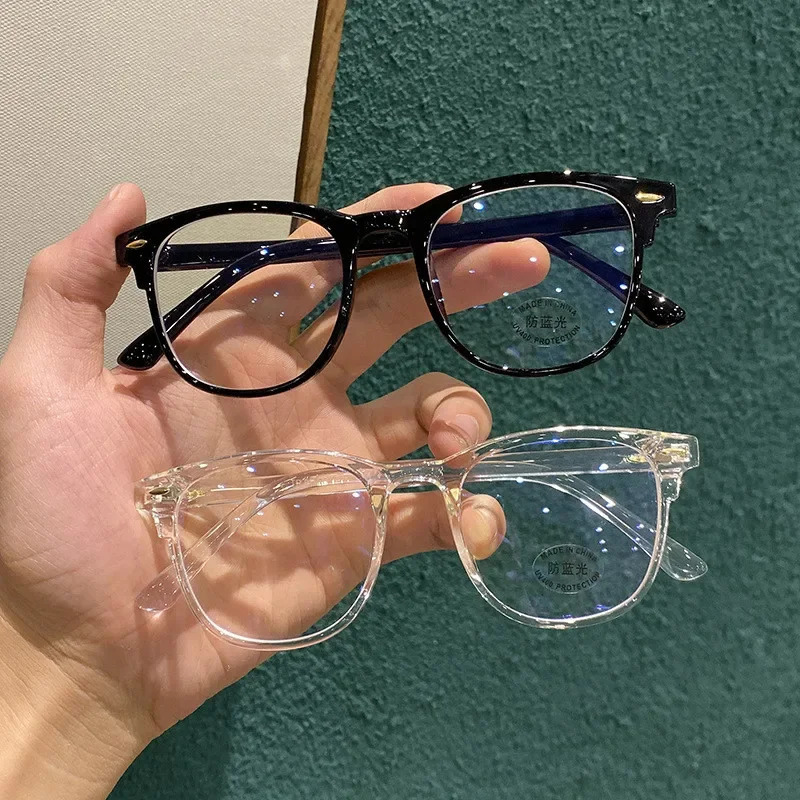 Classic Transparent Computer Glasses Frame Women Men Anti Blue Light Blocking Optical Lenses Male 241014