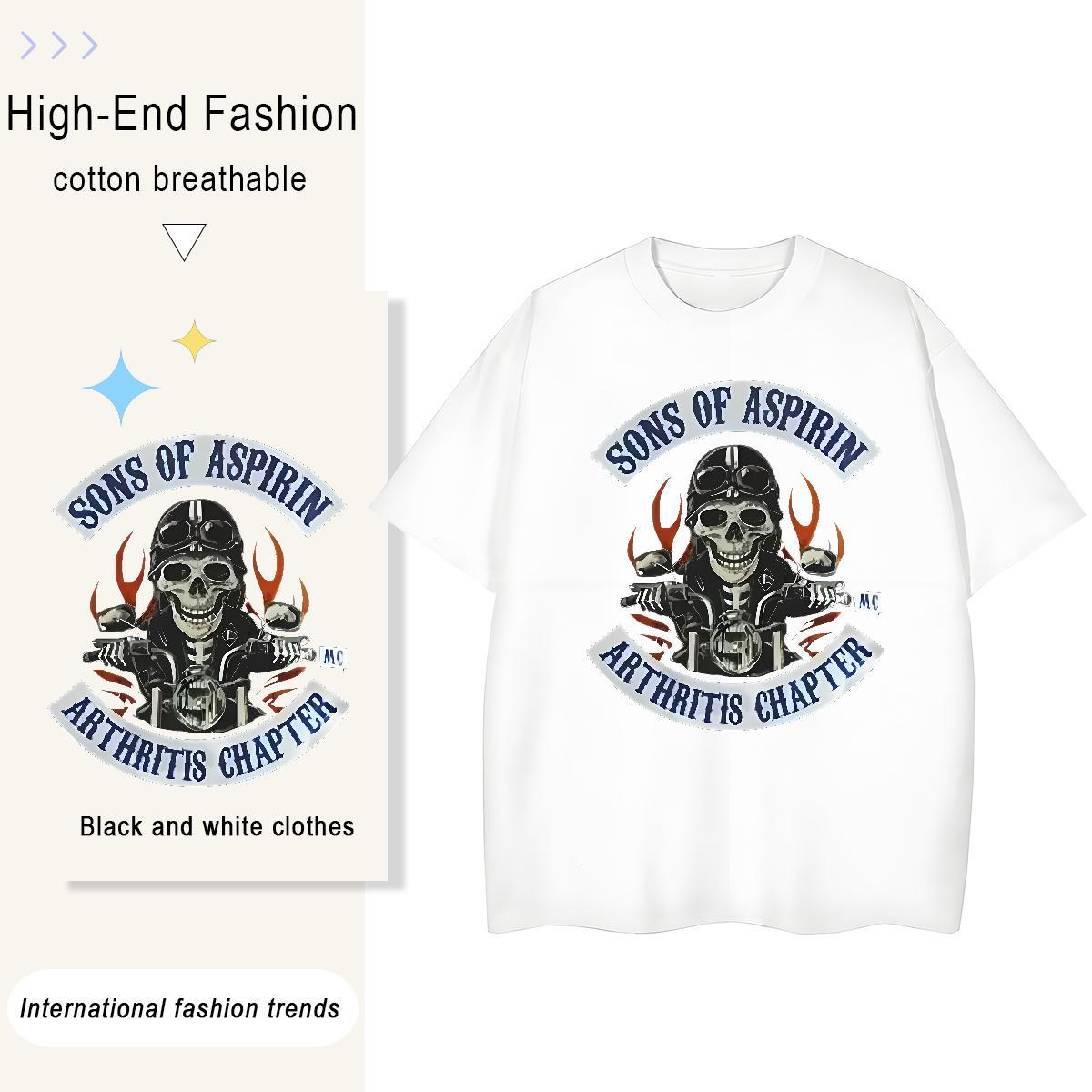 2024 Designer T Shirts Women 230g 100% Cotton Breathable Soft Home Outdoor skull Women Tees Popular Cartoon Printing L-4XL Clothes