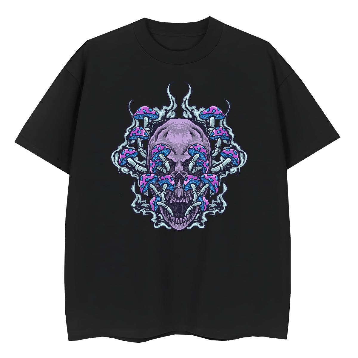 2024 Designer T-Shirts 100% Cotton 230g Breathable Outdoor skull Unisex Tshirts Designer Nice Floral Print Clothes