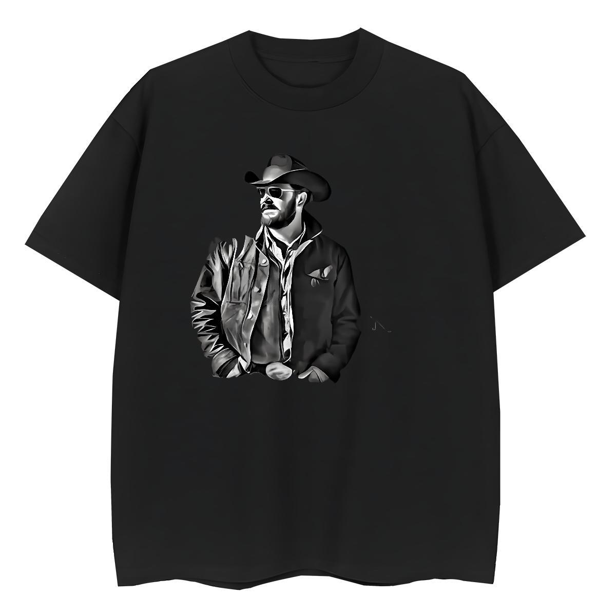 New T shirt 230g Pure Cotton O-Neck Short Sleeve Sports Street Wear character Womens Tshirts Loose fit Anime Oversized Clothings