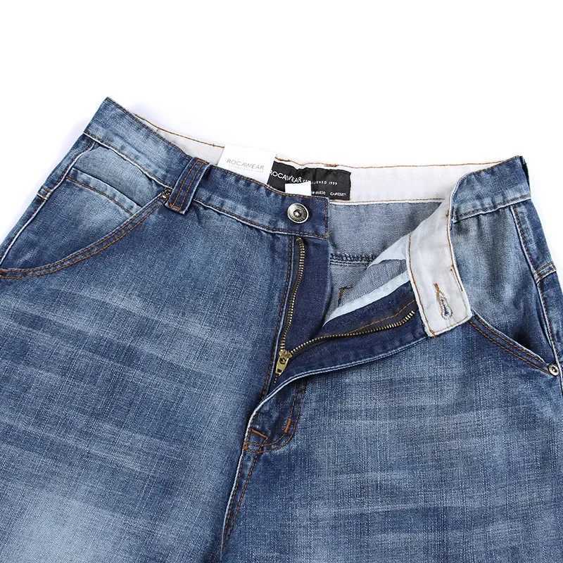 Mens Loose Jeans Spring and Autumn New Collection Fat Mens Large Fashion Multi Pocket Wide Loose Jeans Mens Jeans Trouser X2502201