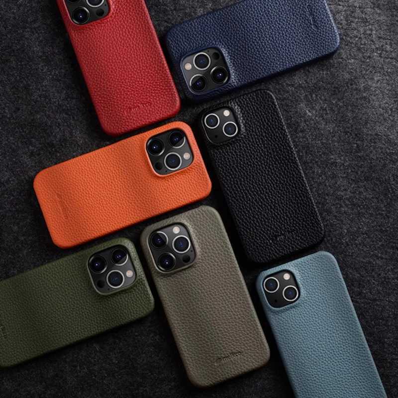 New Arrival Melkco is suitable for iPhone 16 15 Pro Max Case luxury leather business phone case cover is suitable for iPhone 11 12 13 14 Pro Max Plus 