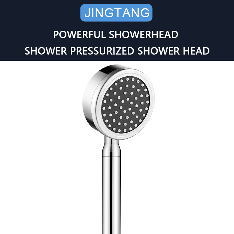 Space aluminum pressurized filter shower head shower bath faucet bathroom rain shower bar pressurized shower head