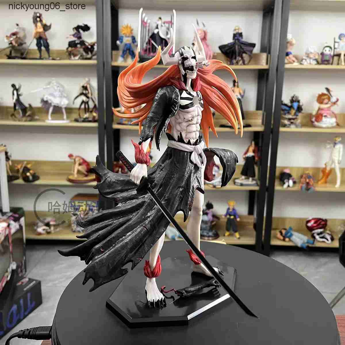 Action Toy Figures Hot Bleach Hollow Ichigo 34cm Gk Anime Figure Pvc Statue Action Figurine Model Collection Doll Room Desk Decoration Toys Kids Gi L2