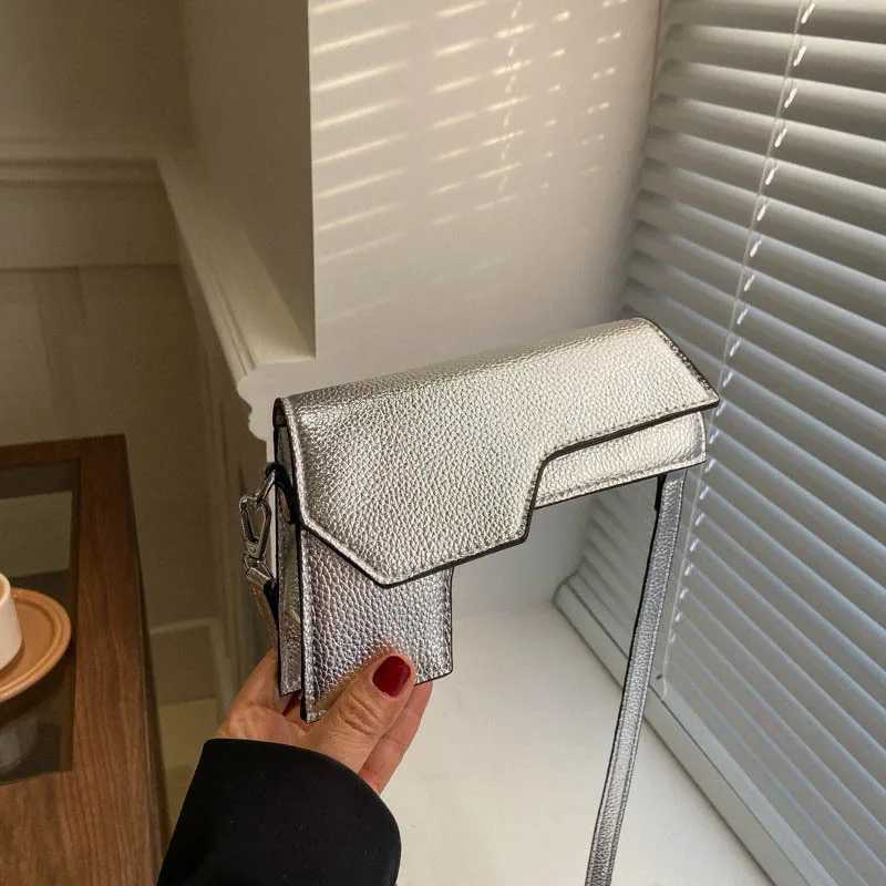 Niche new 3D gun shaped womens shoulder bag unique leather cross body bag high-quality mini wallet clutch for women M241014