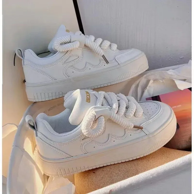 2024 NEW Sneakers Womens Sports Brand Casual Vulcanized Spring Woman Flats Ladies Shoes High Quality 240611 241122