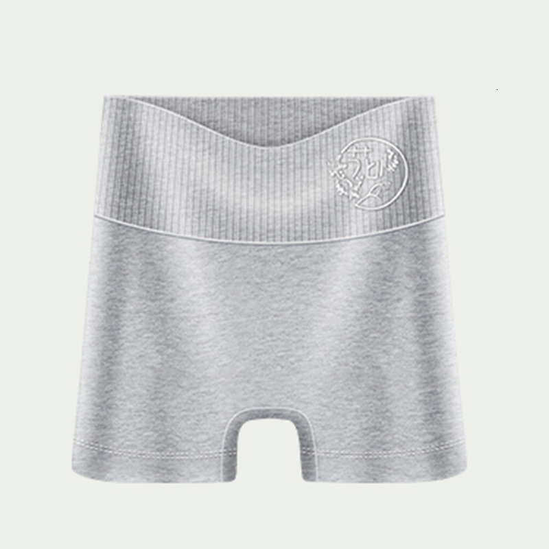 2025 New Designer High Waist Threaded Pure Cotton Women s Safety fashion Pants Solid Color Anti Glare Four Corner Flat Underwear