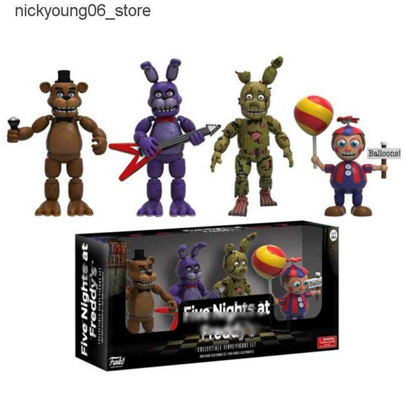 Action Toy Figures Game Model Sundrop Moondrop FNAF Action Figure Special Edition Joints Movable Collection Sun Moon Joker Figurine Toys Gifts L240910
