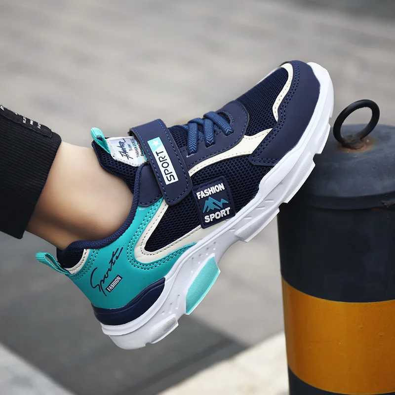 Childrens shoes boy sneakers in the spring and autumn with breathable non-slip surface pupil cuhk boy fashion shoes W250225