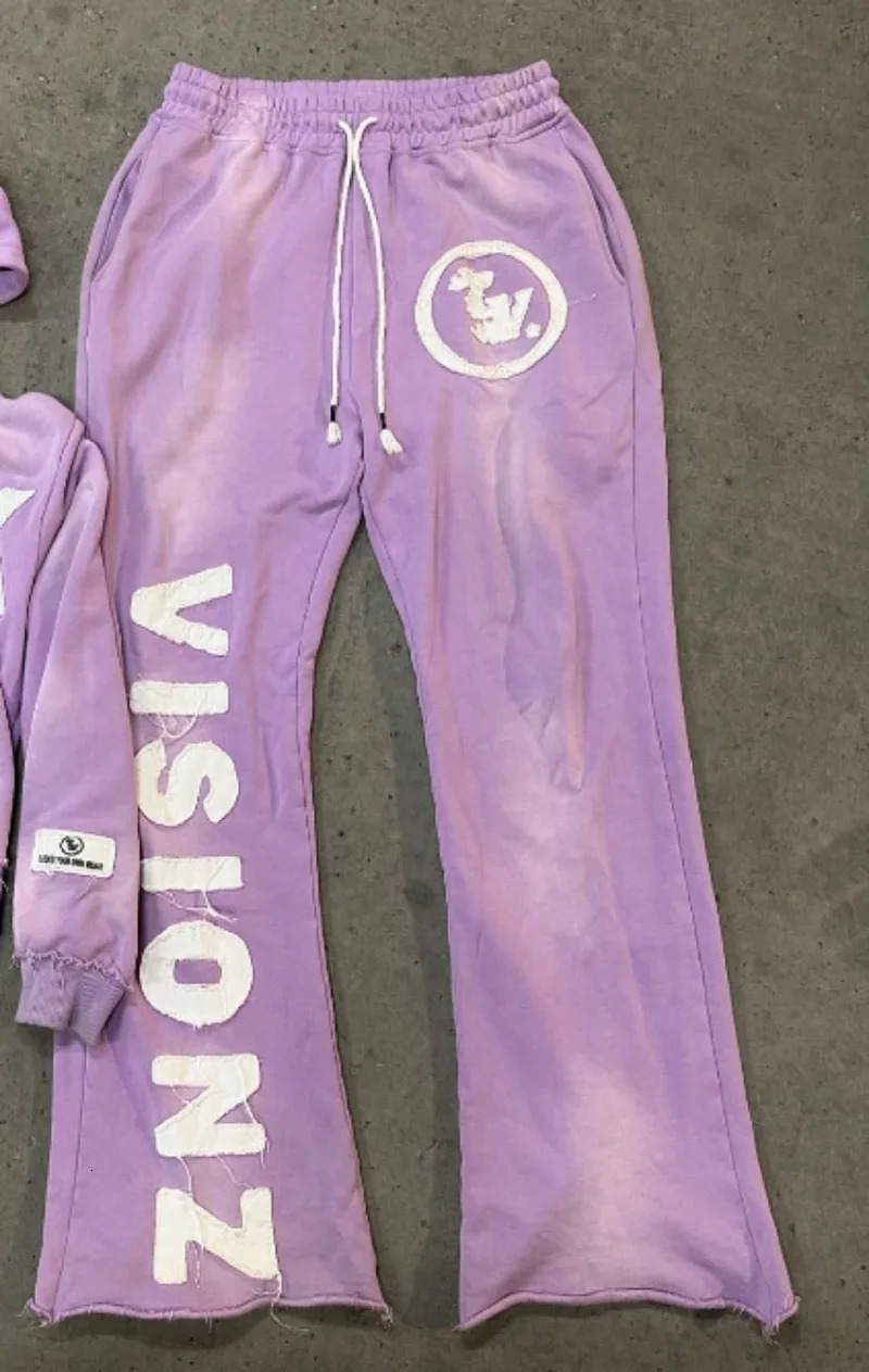 Harajuku letter patch embroidery n elastic waist straight pants men hiphop street y2k clothing trendy basketball sweatpant 241011