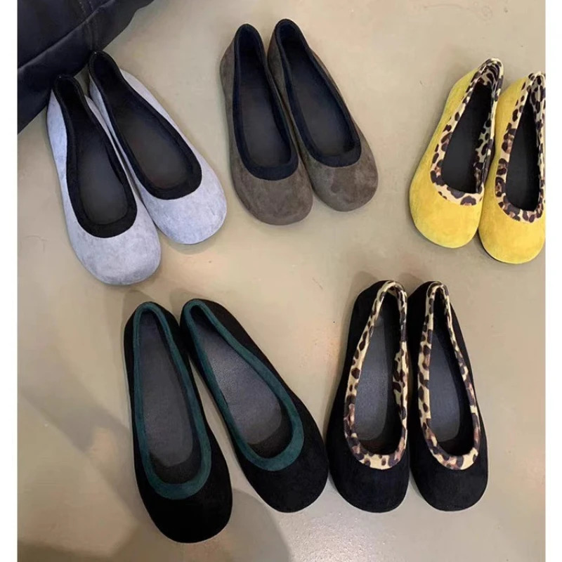 Autumn Women Flat Fashion Round Toe New Shallow Slip on Mary Jane Shoes Soft Sole Outdoor Dress Ballerinas Shoe atilla 241014