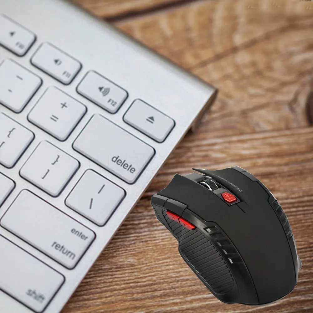2.4GHz wireless mouse optical M mouse game and USB receiver game console 6D wireless mouse for Cputer laptop accessories Y241116