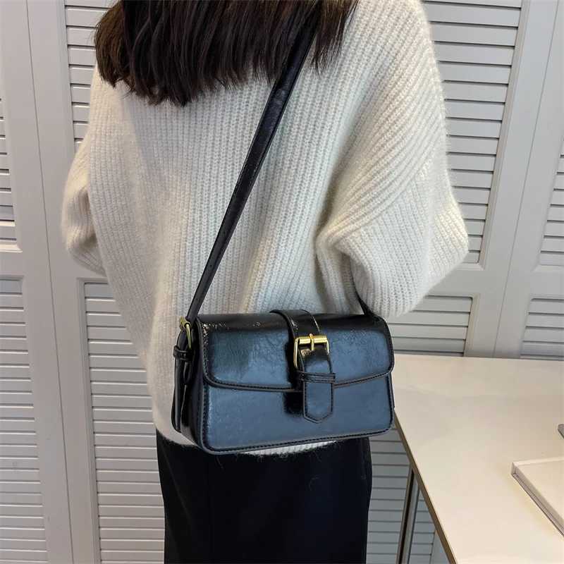 FAshion Womens Cross Bag 3-in-1 Interchangeable Double Strap Solid Color Square Shoulder Messenger Bag M241014