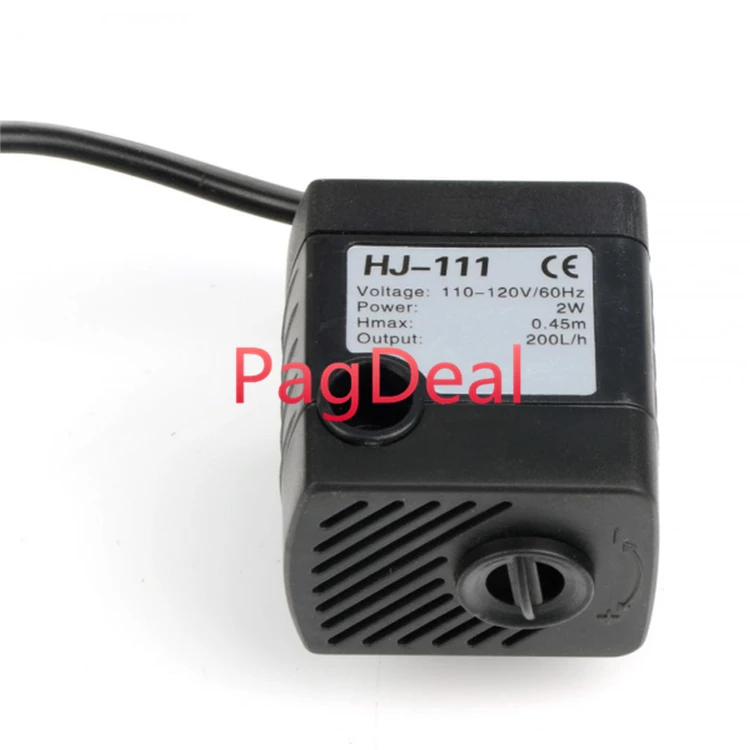 2W Sunsun Submersible Pump Fish Tank Pond Fountain Mini Adjustable Flow Water Pump HJ-111/211/311/411 For Freshwater Saltwater