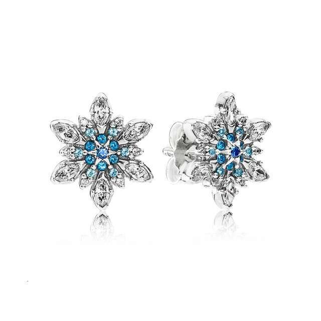 925 Sterling Silver Stud Earring Starfish wer Family Heart Snowflake Hoop Earring For Women Making Wedding Party Jewelry Gift